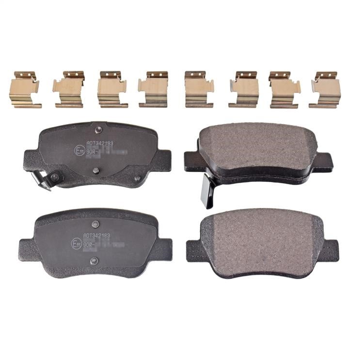 Brake pad kit Toyota Verso: ADT342183 Blue Print Brake pad set