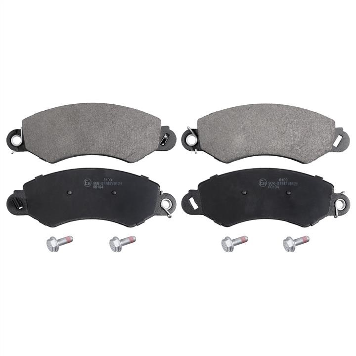 febi 16966 Front disc brake pads, set 16966: Buy near me at 2407.PL in Poland at an Affordable price!