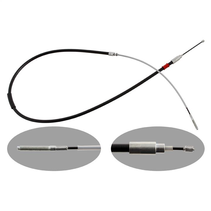 febi 28737 Parking brake cable left 28737: Buy near me in Poland at 2407.PL - Good price!