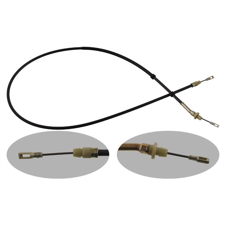 febi 34395 Parking brake cable, right 34395: Buy near me in Poland at 2407.PL - Good price!