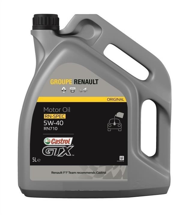 Renault 77 11 658 111 Engine oil Renault Castrol GTX RN-Spec 5W-40, 5L 7711658111: Buy near me at 2407.PL in Poland at an Affordable price!