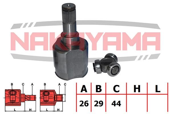 Nakayama NJ7271NY Wewnętrzny przegub CV lewy NJ7271NY: Dobra cena w Polsce na 2407.PL - Kup Teraz!