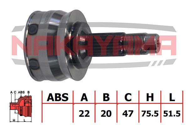 Nakayama NJ885NY Przegub równobieżny (przegub równobieżny) zewnętrzny, rozwarty NJ885NY: Dobra cena w Polsce na 2407.PL - Kup Teraz!