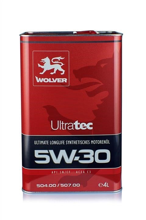 Wolver 4260360940934 Engine oil Wolver UltraTec 5W-30, 4L 4260360940934: Buy near me at 2407.PL in Poland at an Affordable price!