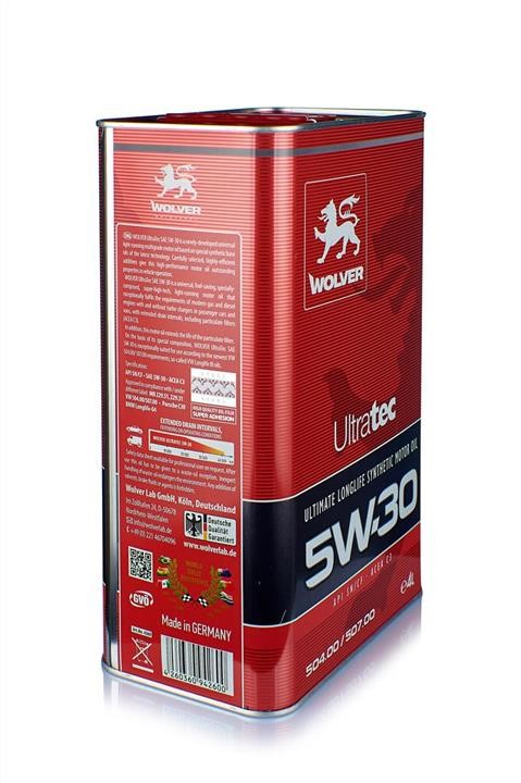 Engine oil Wolver UltraTec 5W-30, 4L Wolver 4260360940934
