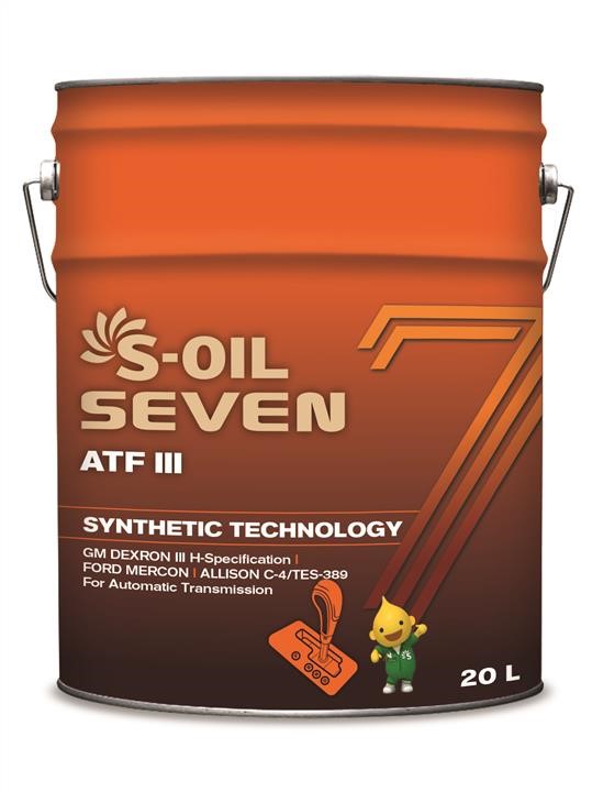 S-Oil SDATFIII20 Трансмиссионное масло S-oil Seven ATF III, 20 л SDATFIII20: Купить в Польше - Отличная цена на 2407.PL!