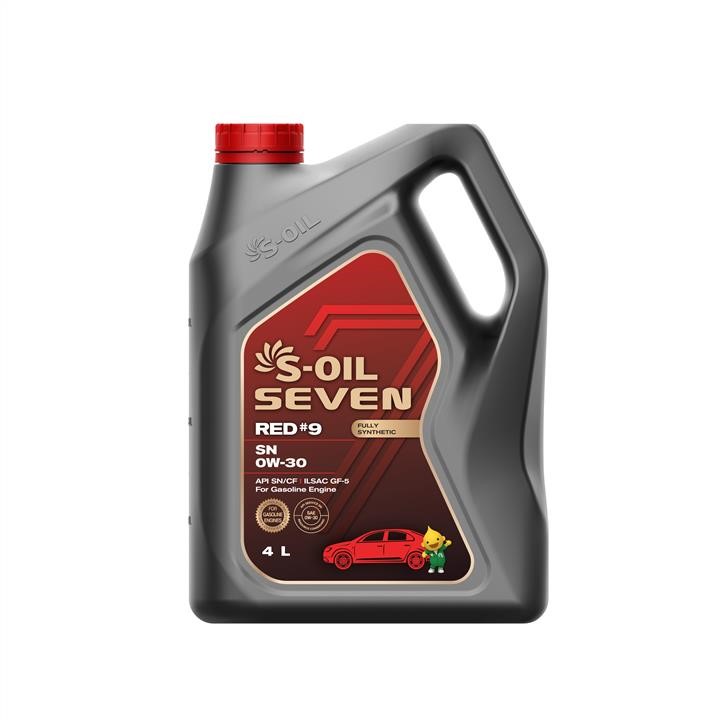 S-Oil SNR0304 Моторное масло S-Oil Seven Red #9 0W-30, 4л SNR0304: Отличная цена - Купить в Польше на 2407.PL!