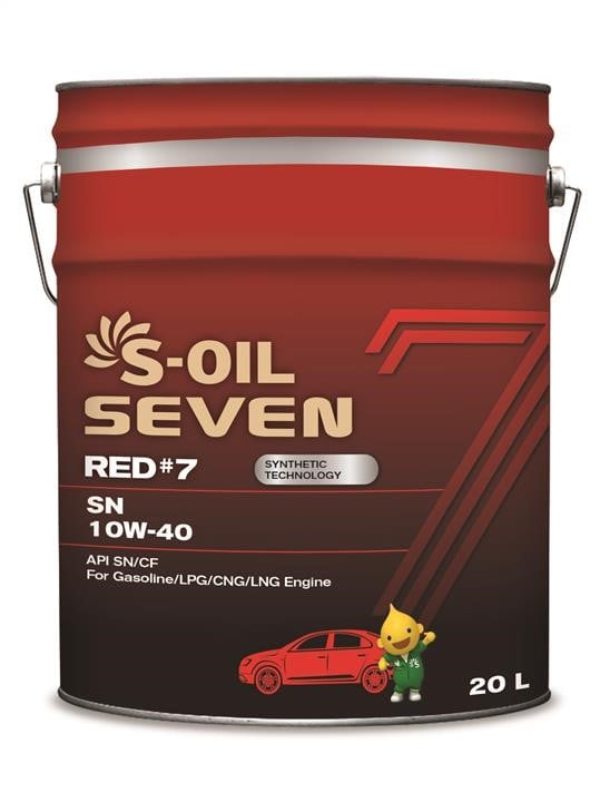 S-Oil SRSN104020 Engine oil S-Oil Seven Red #7 10W-40, 20L SRSN104020: Buy near me in Poland at 2407.PL - Good price!