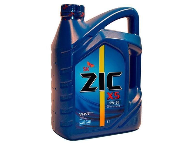 ZIC 172621 Engine oil ZIC X5 5W-30, 6L 172621: Buy near me in Poland at 2407.PL - Good price!