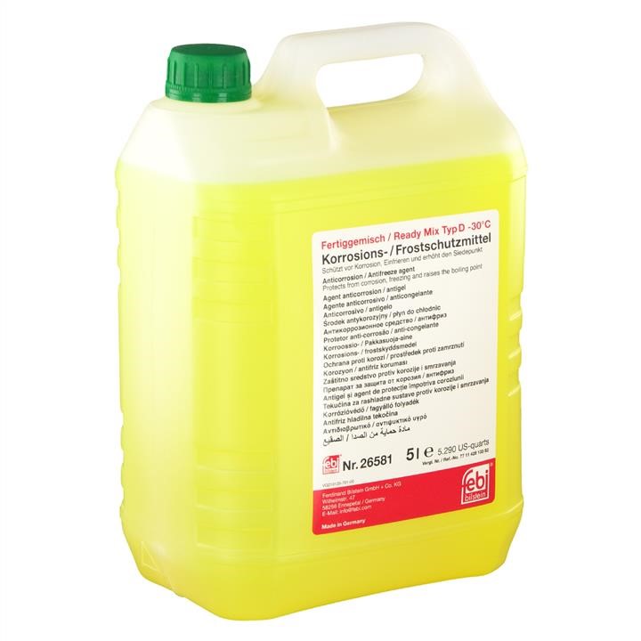 Antifreeze Febi G11 Green, -35°C, 5L febi 26581