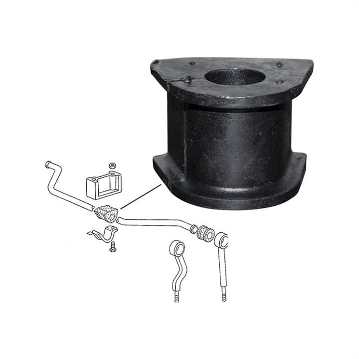 Jp Group 1140607100 Front stabilizer bush 1140607100: Buy near me in Poland at 2407.PL - Good price!