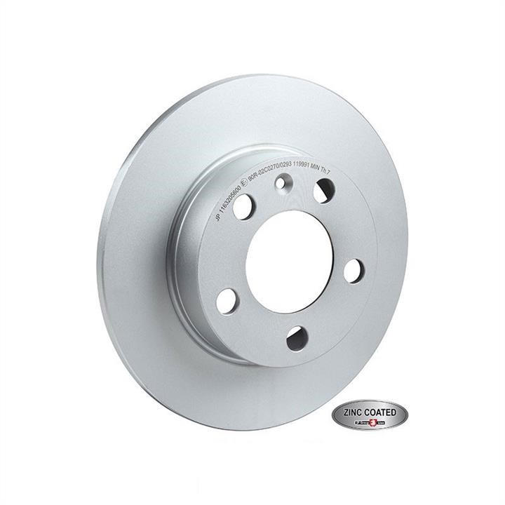 Jp Group 1163205600 Rear brake disc, non-ventilated 1163205600: Buy near me in Poland at 2407.PL - Good price!