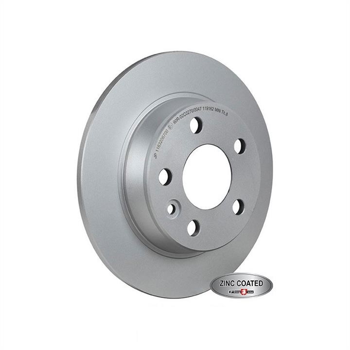 Jp Group 1163206700 Rear brake disc, non-ventilated 1163206700: Buy near me at 2407.PL in Poland at an Affordable price!