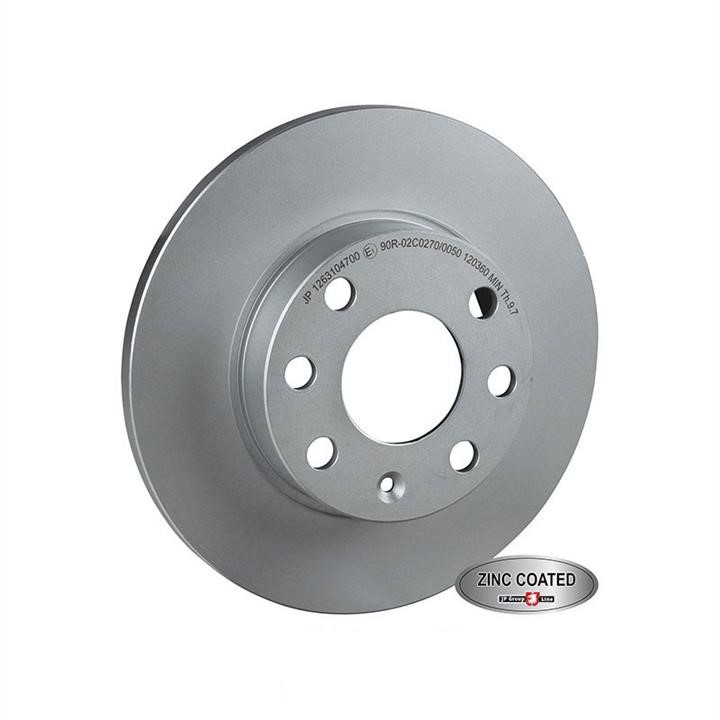 Jp Group 1263104700 Unventilated front brake disc 1263104700: Buy near me in Poland at 2407.PL - Good price!