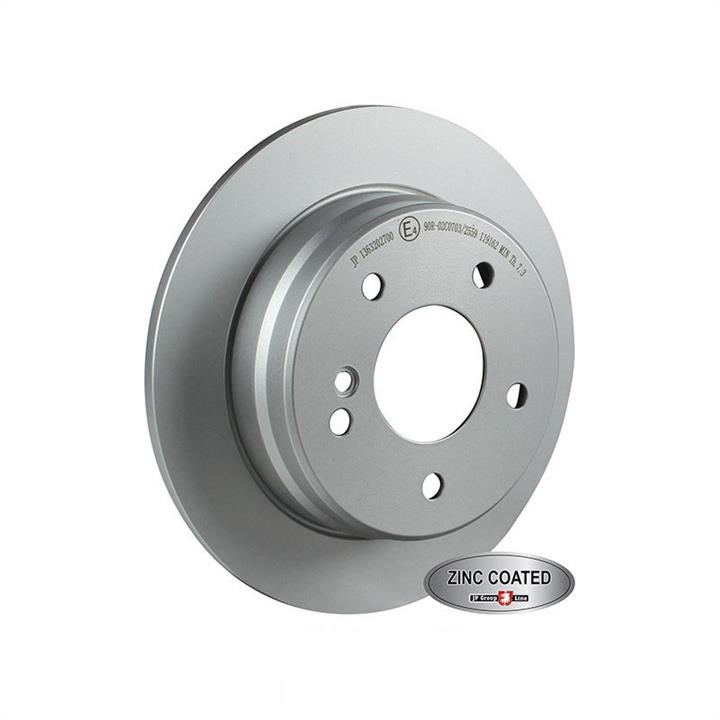 Jp Group 1363202700 Rear brake disc, non-ventilated 1363202700: Buy near me at 2407.PL in Poland at an Affordable price!