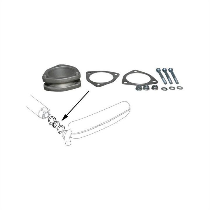 Jp Group 1620650200 Fitting kit for silencer 1620650200: Buy near me in Poland at 2407.PL - Good price!