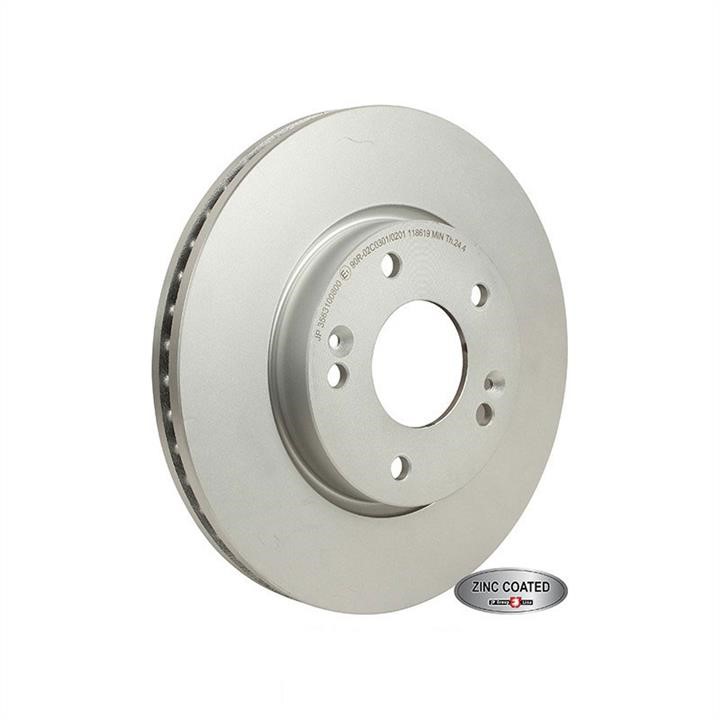 Jp Group 3563100800 Front brake disc ventilated 3563100800: Buy near me in Poland at 2407.PL - Good price!