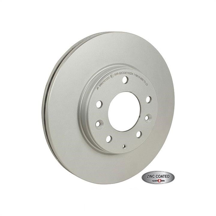 Jp Group 3863101200 Front brake disc ventilated 3863101200: Buy near me in Poland at 2407.PL - Good price!