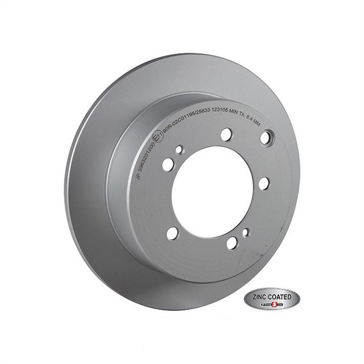 Jp Group 3963201200 Rear brake disc, non-ventilated 3963201200: Buy near me at 2407.PL in Poland at an Affordable price!
