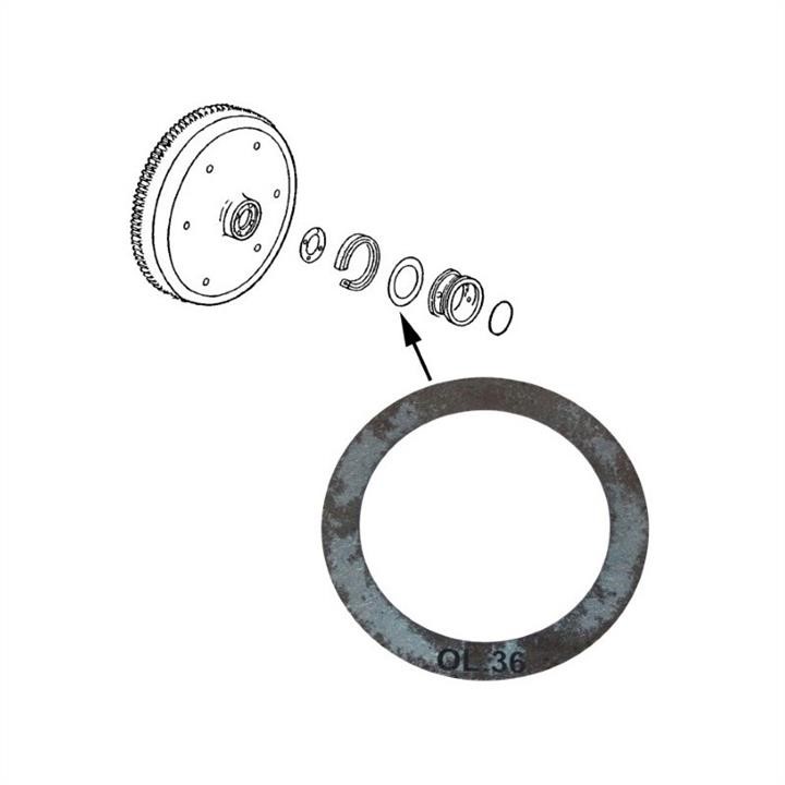 Jp Group 8110450502 THRUST WASHERS 8110450502: Buy near me in Poland at 2407.PL - Good price!