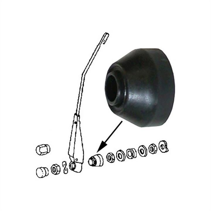 Jp Group 8198151306 Wiper arm axle boot 8198151306: Buy near me at 2407.PL in Poland at an Affordable price!