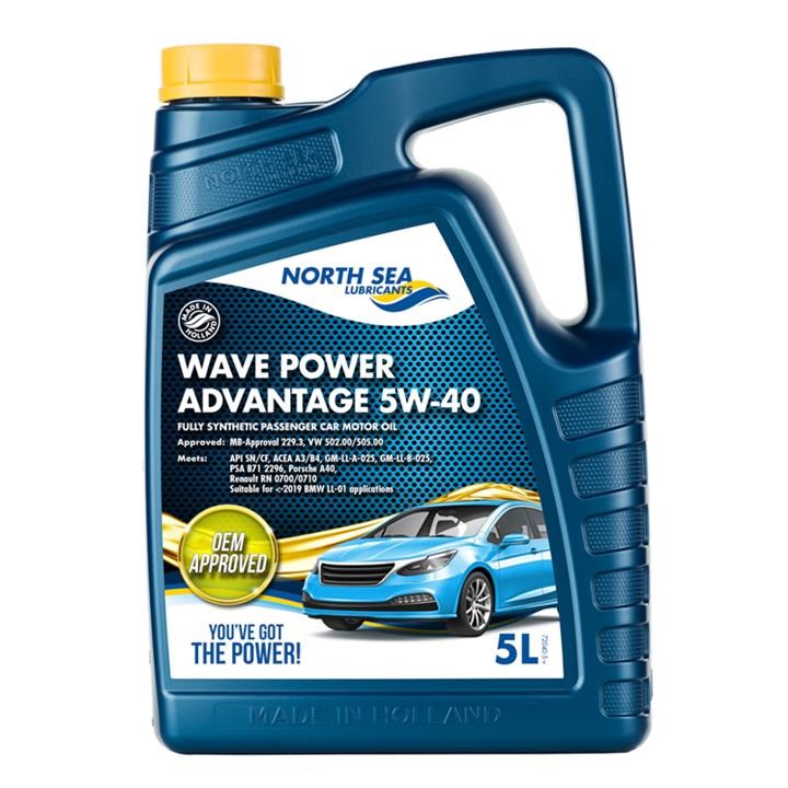 North Sea Lubricants 72040/5 Engine oil North Sea Lubricants Wave power ADVANTAGE 5W-40, 5L 720405: Buy near me at 2407.PL in Poland at an Affordable price!