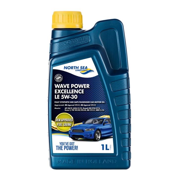 North Sea Lubricants 72250/1 Engine oil North Sea Lubricants Wave power EXCELLENCE LE 5W-30, 1L 722501: Buy near me in Poland at 2407.PL - Good price!