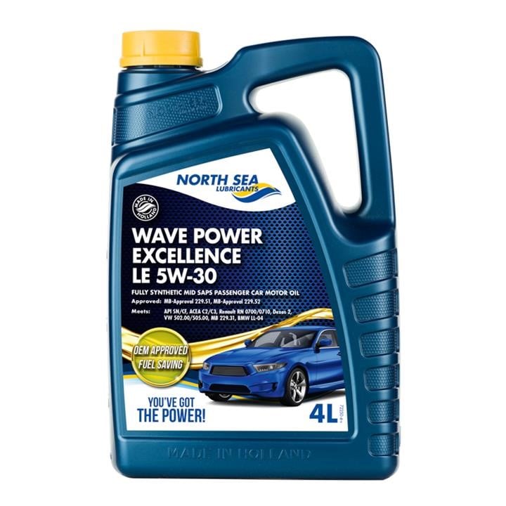North Sea Lubricants 72250/4 Engine oil North Sea Lubricants Wave power EXCELLENCE LE 5W-30, 4L 722504: Buy near me at 2407.PL in Poland at an Affordable price!