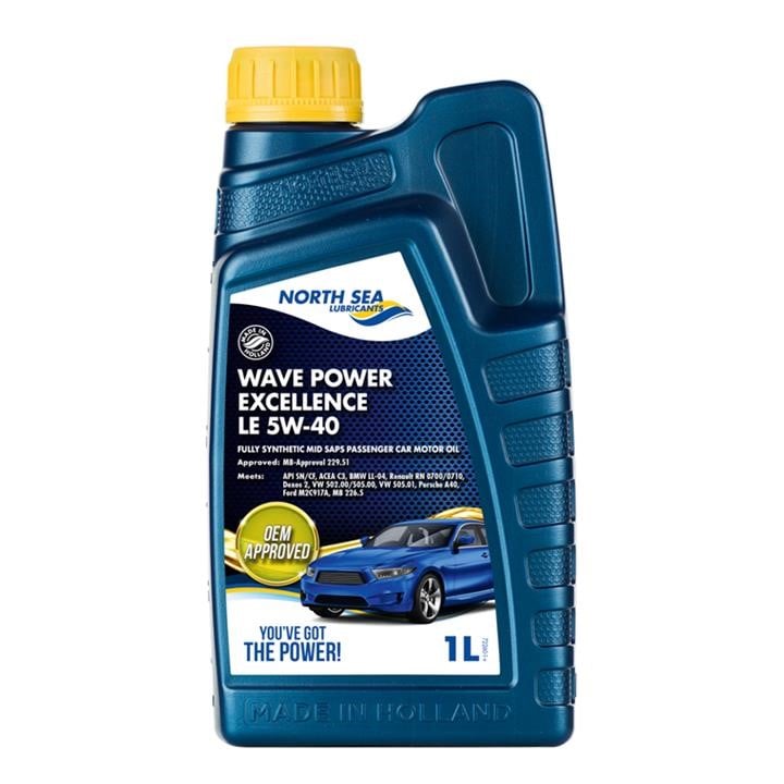 North Sea Lubricants 72260/1 Engine oil North Sea Lubricants Wave power EXCELLENCE LE 5W-40, 1L 722601: Buy near me in Poland at 2407.PL - Good price!