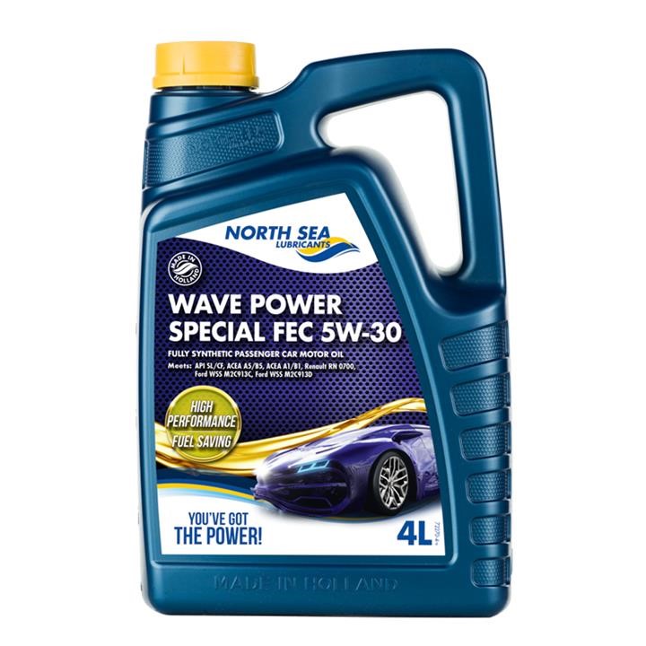 North Sea Lubricants 72270/4 Engine oil North Sea Lubricants Wave power SPECIAL FEC 5W-30, 4L 722704: Buy near me in Poland at 2407.PL - Good price!