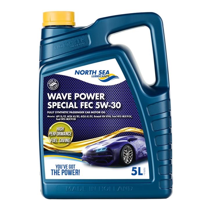 North Sea Lubricants 72270/5 Engine oil North Sea Lubricants Wave power SPECIAL FEC 5W-30, 5L 722705: Buy near me at 2407.PL in Poland at an Affordable price!