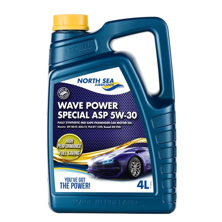 North Sea Lubricants 72280/4 Engine oil North Sea Lubricants Wave power SPECIAL ASP 5W-30, 4L 722804: Buy near me in Poland at 2407.PL - Good price!