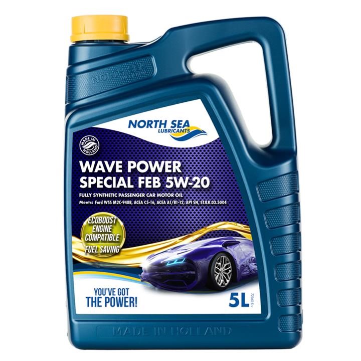 North Sea Lubricants 72360/5 Engine oil North Sea Lubricants Wave power SPECIAL FEB 5W-20, 5L 723605: Buy near me in Poland at 2407.PL - Good price!