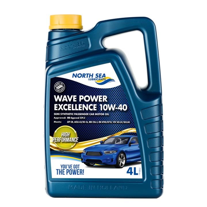 North Sea Lubricants 72380/4 Engine oil North Sea Lubricants Wave power EXCELLENCE 10W-40, 4L 723804: Buy near me in Poland at 2407.PL - Good price!
