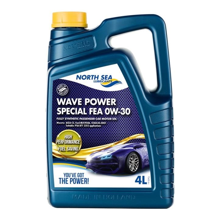 North Sea Lubricants 72430/4 Engine oil North Sea Lubricants Wave power SPECIAL FEA 0W-30, 4L 724304: Buy near me in Poland at 2407.PL - Good price!