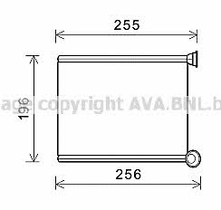 AVA CN6281 Heat exchanger, interior heating CN6281: Buy near me in Poland at 2407.PL - Good price!