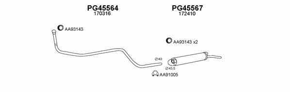 Veneporte 450345 Abgasanlage 450345: Kaufen Sie zu einem guten Preis in Polen bei 2407.PL!