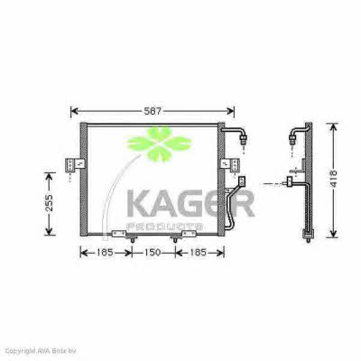 Kager 94-6287 Cooler Module 946287: Buy near me in Poland at 2407.PL - Good price!