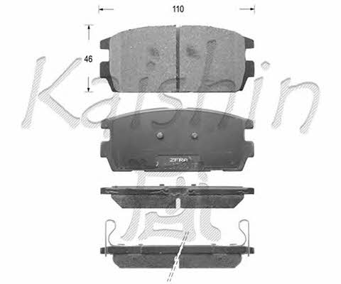 Kaishin FK11139 Klocki hamulcowe, zestaw FK11139: Dobra cena w Polsce na 2407.PL - Kup Teraz!