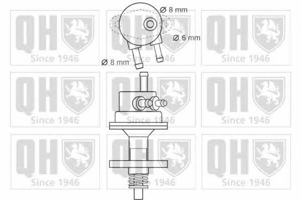 Quinton Hazell QFP283 Kraftstoffpumpe QFP283: Kaufen Sie zu einem guten Preis in Polen bei 2407.PL!