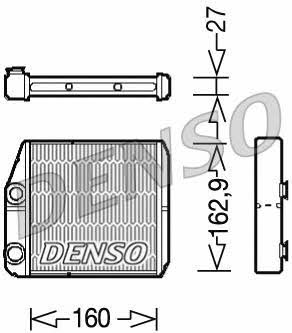 DENSO DRR09035 Heat exchanger, interior heating DRR09035: Buy near me in Poland at 2407.PL - Good price!