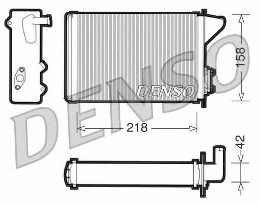 DENSO DRR09040 Heat exchanger, interior heating DRR09040: Buy near me in Poland at 2407.PL - Good price!