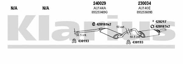  940111E Exhaust System 940111E: Buy near me in Poland at 2407.PL - Good price!