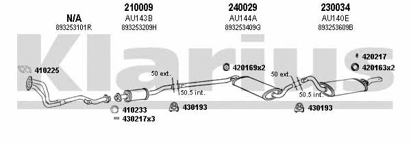  940228E Exhaust system 940228E: Buy near me in Poland at 2407.PL - Good price!