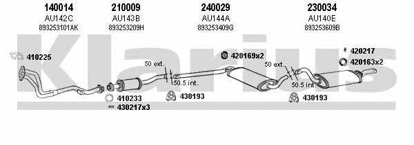  940229E Exhaust system 940229E: Buy near me in Poland at 2407.PL - Good price!