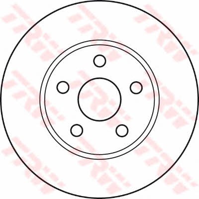 TRW DF4877 Front brake disc ventilated DF4877: Buy near me in Poland at 2407.PL - Good price!