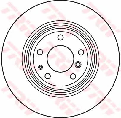 TRW DF4891 Rear ventilated brake disc DF4891: Buy near me in Poland at 2407.PL - Good price!