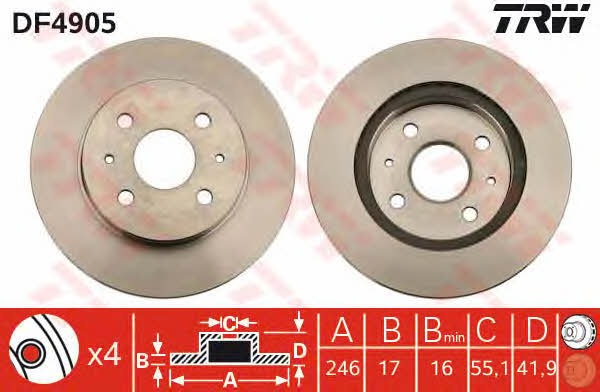 Kup TRW DF4905 – super cena na 2407.PL!