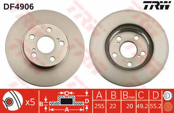 Купить TRW DF4906 – отличная цена на 2407.PL!