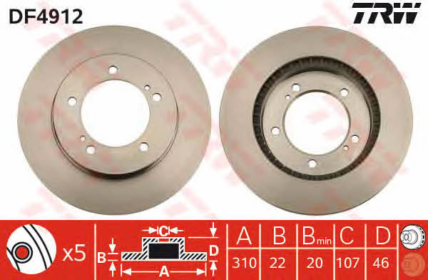 Buy TRW DF4912 at a low price in Poland!